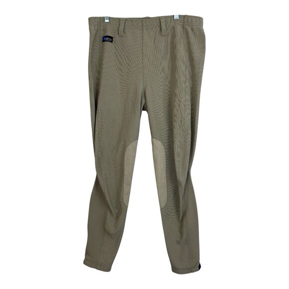 Irideon Riding Pants Womens Sz 2X Tan Khaki Pull On Stretch - Picture 1 of 13